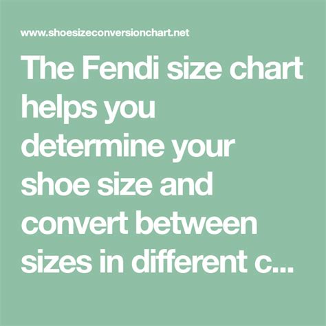 fendi sizing guide|Fendi size chart for women.